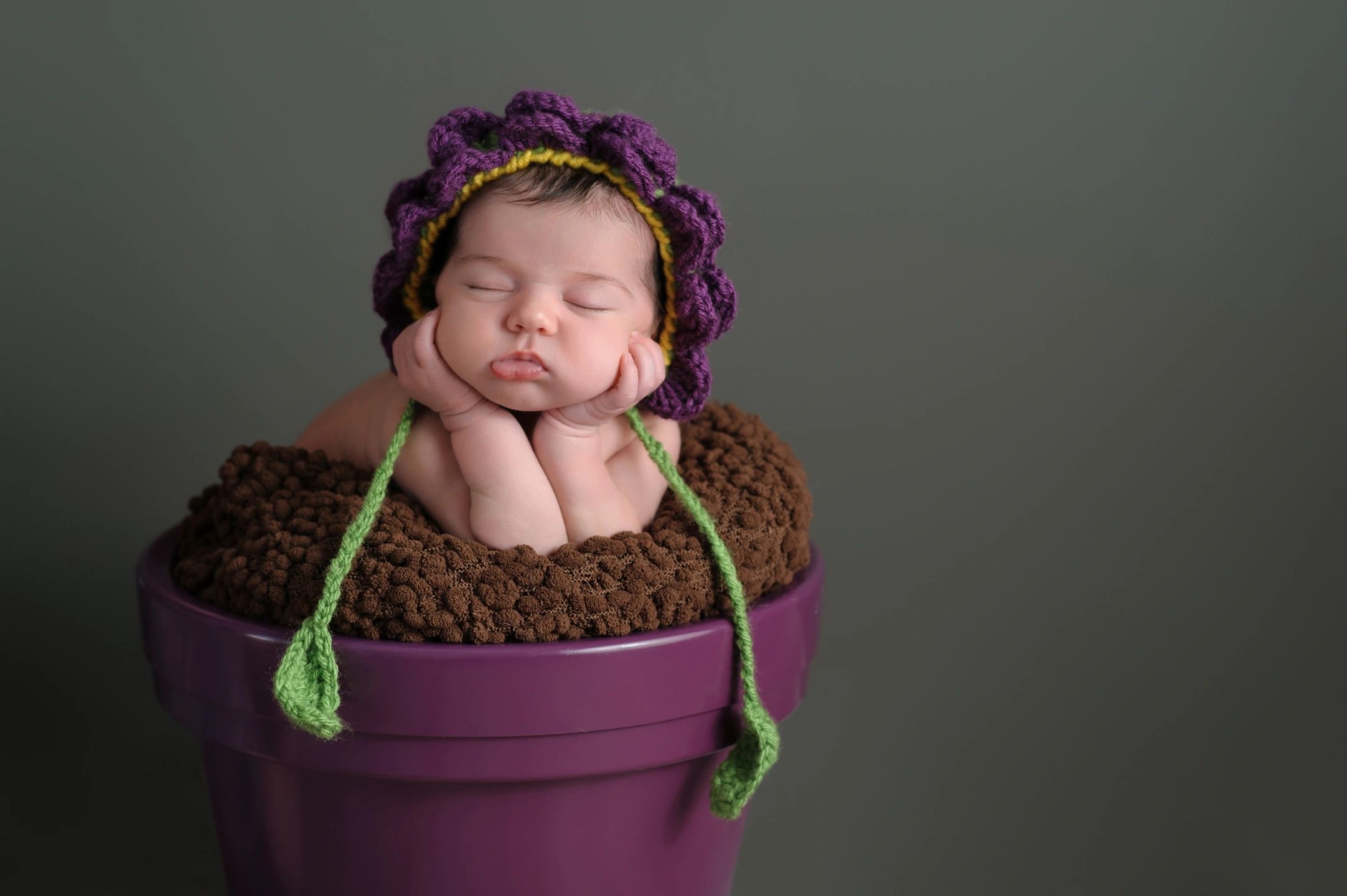 Sleeping newborn baby